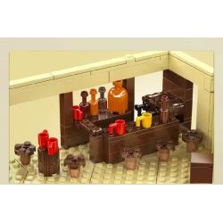 MouldKing 24072 Mould King 24072 MIỀN TÂY HOANG DÃ QUÁN BAR bộ đồ chơi xếp lắp ráp ghép mô hình Western WILD WEST SALOOM Trung Cổ 800 khối