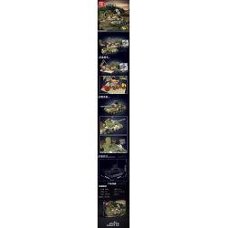 MouldKing 24073 Mould King 24073 TRẠI NGHỈ XE TĂNG T-72B3 bộ đồ chơi xếp lắp ráp ghép mô hình Military Army T-72B3 TANK REST CAMP Quân Sự Bộ Đội 513 khối