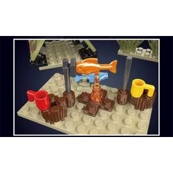 MouldKing 24073 Mould King 24073 TRẠI NGHỈ XE TĂNG T-72B3 bộ đồ chơi xếp lắp ráp ghép mô hình Military Army T-72B3 TANK REST CAMP Quân Sự Bộ Đội 513 khối