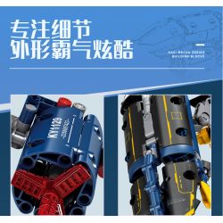 GBL KY1129 1129 MECHA PHẢN BỘI BÓNG TỐI bộ đồ chơi xếp lắp ráp ghép mô hình Technic Kỹ Thuật Công Nghệ Cao Mô Hình Phương Tiện 489 khối