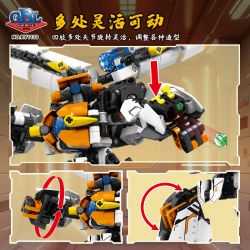 GBL KY1130 1130 YAOGUANG NGƯỜI BẢO VỆ MEGMUS bộ đồ chơi xếp lắp ráp ghép mô hình Technic Kỹ Thuật Công Nghệ Cao Mô Hình Phương Tiện 489 khối