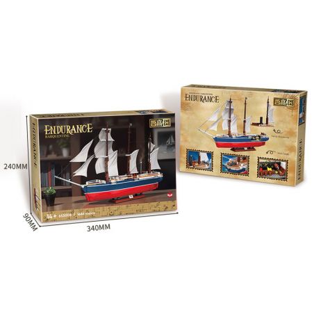 ZHEGAO 653008 TÀU THUYỀN HƠI NƯỚC BỀN BỈ bộ đồ chơi xếp lắp ráp ghép mô hình Creator Sáng Tạo 1687 khối