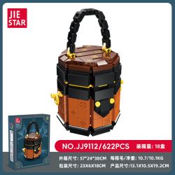JIESTAR JJ9112 9112 CÁI TÚI bộ đồ chơi xếp lắp ráp ghép mô hình 622 khối