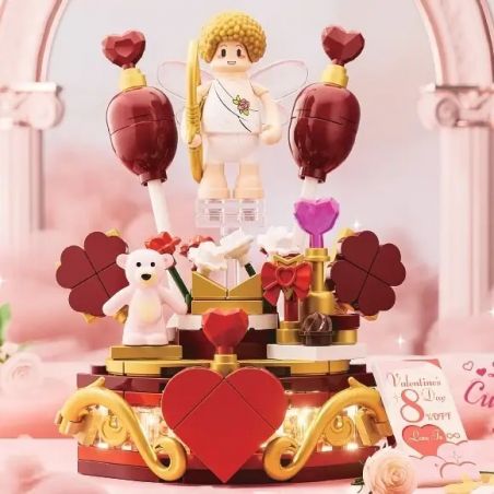 LUMIBRICKS FUNWHOLE F9064 9064 HỘP QUÀ CUPID bộ đồ chơi xếp lắp ráp ghép mô hình Military Army CUPID'S GIFT BOX Quân Sự Bộ Đội