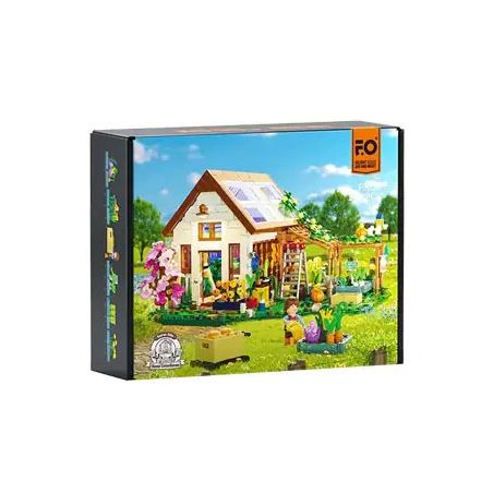 LUMIBRICKS FUNWHOLE F9059 9059 VƯỜN bộ đồ chơi xếp lắp ráp ghép mô hình Creator HOME GARDENING GREENHOUSE Sáng Tạo 1482 khối