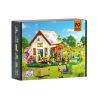 LUMIBRICKS FUNWHOLE F9059 9059 VƯỜN bộ đồ chơi xếp lắp ráp ghép mô hình Creator HOME GARDENING GREENHOUSE Sáng Tạo 1482 khối
