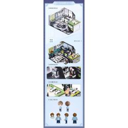 TOP TOY TC2001 2001 TÌNH YÊU VÀ NHÀ SẢN XUẤT WARM HOUSE BAI QI bộ đồ chơi xếp lắp ráp ghép mô hình Movie & Game Phim Và Trò Chơi