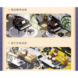 TOP TOY TC2003 2003 TÌNH YÊU VÀ NHÀ SẢN XUẤT HUT MO HOUSE bộ đồ chơi xếp lắp ráp ghép mô hình Movie & Game Phim Và Trò Chơi