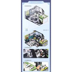 TOP TOY TC2004 2004 NGÔI NHÀ ẤM ÁP TÌNH YÊU VÀ SẢN XUẤT CHU QILUO bộ đồ chơi xếp lắp ráp ghép mô hình Movie & Game Phim Và Trò Chơi