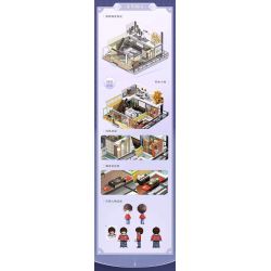 TOP TOY TC2004 2004 NGÔI NHÀ ẤM ÁP TÌNH YÊU VÀ SẢN XUẤT CHU QILUO bộ đồ chơi xếp lắp ráp ghép mô hình Movie & Game Phim Và Trò Chơi