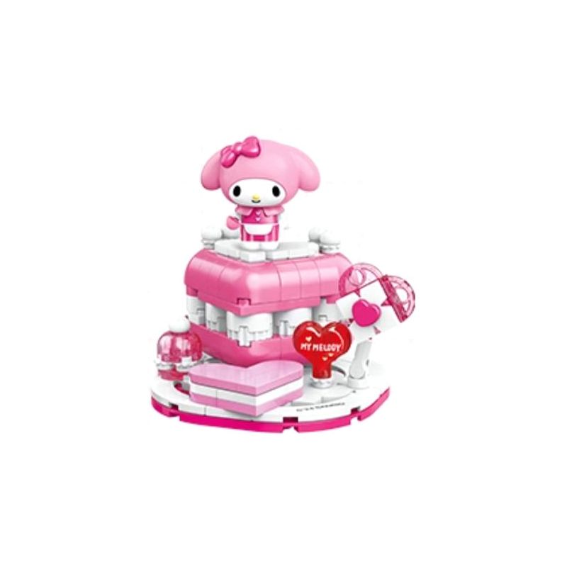 KEEPPLEY K20860 20860 TRƯỜNG THỰC PHẨM SANRIO STRAWBERRY MUSI MELIDI bộ đồ chơi xếp lắp ráp ghép mô hình MY MELODY