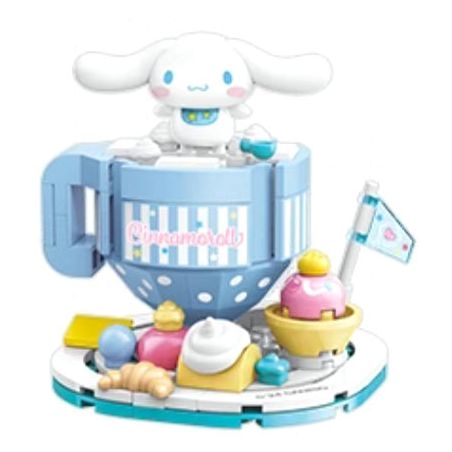 KEEPPLEY K20861 20861 TRƯỜNG THỰC PHẨM SANRIO TRÁI TIM ẤM ÁP -ĐỒ UỐNG LỚN bộ đồ chơi xếp lắp ráp ghép mô hình