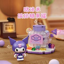 KEEPPLEY K20863 20863 TRƯỜNG THỰC PHẨM SANRIO KẸO ĐẦY MÀU SẮC JARKUKI bộ đồ chơi xếp lắp ráp ghép mô hình