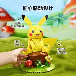KEEPPLEY K20236 20236 POKÉMON PHIÊN BẢN CỦA PIKACHU bộ đồ chơi xếp lắp ráp ghép mô hình 728 khối