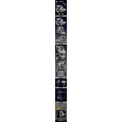 MouldKing 10201 Mould King 10201 BUG ĐỘNG CƠ VÀ HỘP SỐ SIÊU XE W16 bộ đồ chơi xếp lắp ráp ghép mô hình Technic BUG SUPERCAR W16 ENGINE + TRANSMISSION Kỹ Thuật Công Nghệ Cao Mô Hình Phương Tiện 2024 khối