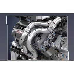 MouldKing 10201 Mould King 10201 BUG ĐỘNG CƠ VÀ HỘP SỐ SIÊU XE W16 bộ đồ chơi xếp lắp ráp ghép mô hình Technic BUG SUPERCAR W16 ENGINE + TRANSMISSION Kỹ Thuật Công Nghệ Cao Mô Hình Phương Tiện 2024 khối