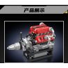 MouldKing 10204 Mould King 10204 ĐỘNG CƠ XE THỂ THAO FE bộ đồ chơi xếp lắp ráp ghép mô hình Technic FE SPORTS CAR V8 ENGINE Kỹ Thuật Công Nghệ Cao Mô Hình Phương Tiện 750 khối