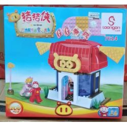 LOONGAN 7614 NGƯỜI LỢN bộ đồ chơi xếp lắp ráp ghép mô hình Movie & Game GG BOND Phim Và Trò Chơi 200 khối