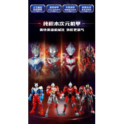 KEEPPLEY 75274 ULTRAMAN DIMENSIONAL MECHA TẬP 1 BELIAL bộ đồ chơi xếp lắp ráp ghép mô hình Movie & Game Phim Và Trò Chơi 430 khối