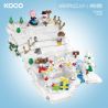 KOCO 04040 TRƯỢT TUYẾT THỂ THAO MẠO HIỂM bộ đồ chơi xếp lắp ráp ghép mô hình 1852 khối