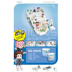 KOCO 04040 TRƯỢT TUYẾT THỂ THAO MẠO HIỂM bộ đồ chơi xếp lắp ráp ghép mô hình 1852 khối