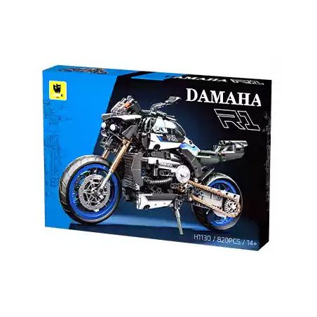 LEIMAO H1130 1130 XE MÁY YAMAHA MT-10SP bộ đồ chơi xếp lắp ráp ghép mô hình Technic Kỹ Thuật Công Nghệ Cao Mô Hình Phương Tiện 820 khối