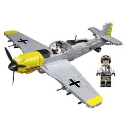 CAYI 6816 TIÊM KÍCH BF109 bộ đồ chơi xếp lắp ráp ghép mô hình Military Army Quân Sự Bộ Đội