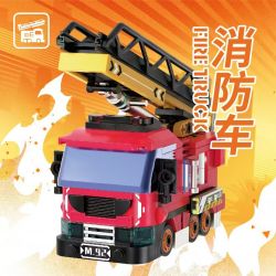 IBLOCK IB1101-2 1101-2 ĐỘI CỨU HỘ XE HỎA bộ đồ chơi xếp lắp ráp ghép mô hình RESCUE TEAM