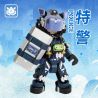IBLOCK IB1102-1 1102-1 BIỆT ĐỘI BÃO TỐ SWAT bộ đồ chơi xếp lắp ráp ghép mô hình HURRICANE TEAM