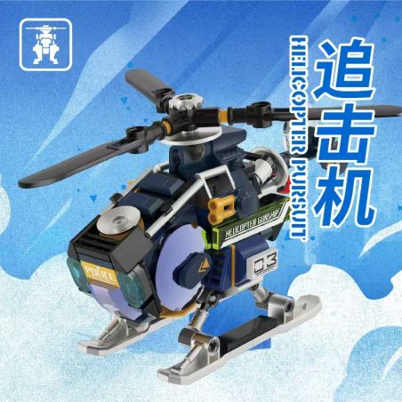 IBLOCK IB1102-3 1102-3 BIỆT ĐỘI BÃO TỐ KẺ SĂN ĐUỔI bộ đồ chơi xếp lắp ráp ghép mô hình HURRICANE TEAM