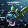 89133 CÁ MẬP CƠ HỌC bộ đồ chơi xếp lắp ráp ghép mô hình MECHA SHARK 747 khối