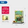 SEMBO 601548 MINI STREET VIEW NHÀ SÁCH bộ đồ chơi xếp lắp ráp ghép mô hình Creator Sáng Tạo 178 khối