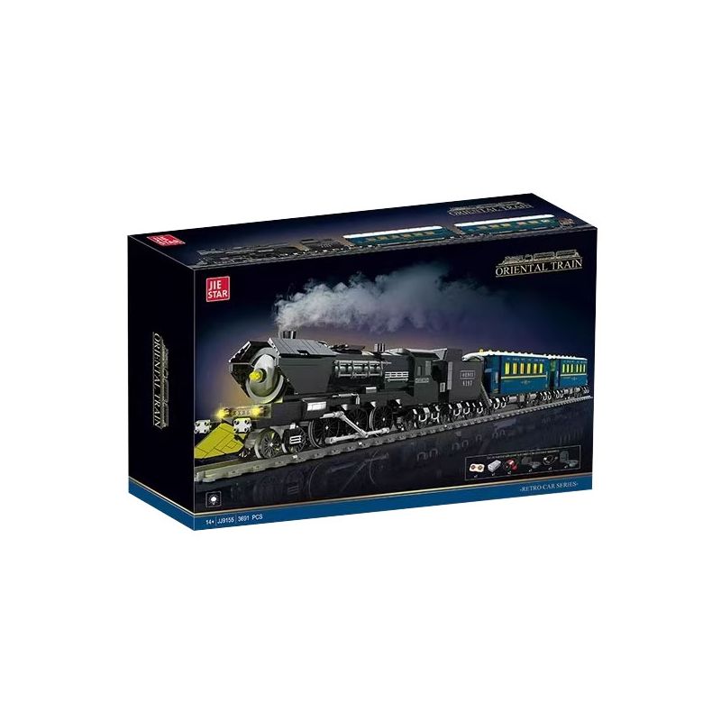 JIESTAR JJ9155 9155 TÀU HƠI NƯỚC DONGFENG bộ đồ chơi xếp lắp ráp ghép mô hình City Thành Phố 3691 khối