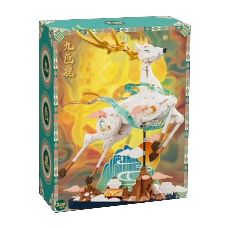 ZOIN GK301 LỄ HỘI MÙA XUÂN NINE -MOLORED DEER bộ đồ chơi xếp lắp ráp ghép mô hình Movie & Game Phim Và Trò Chơi