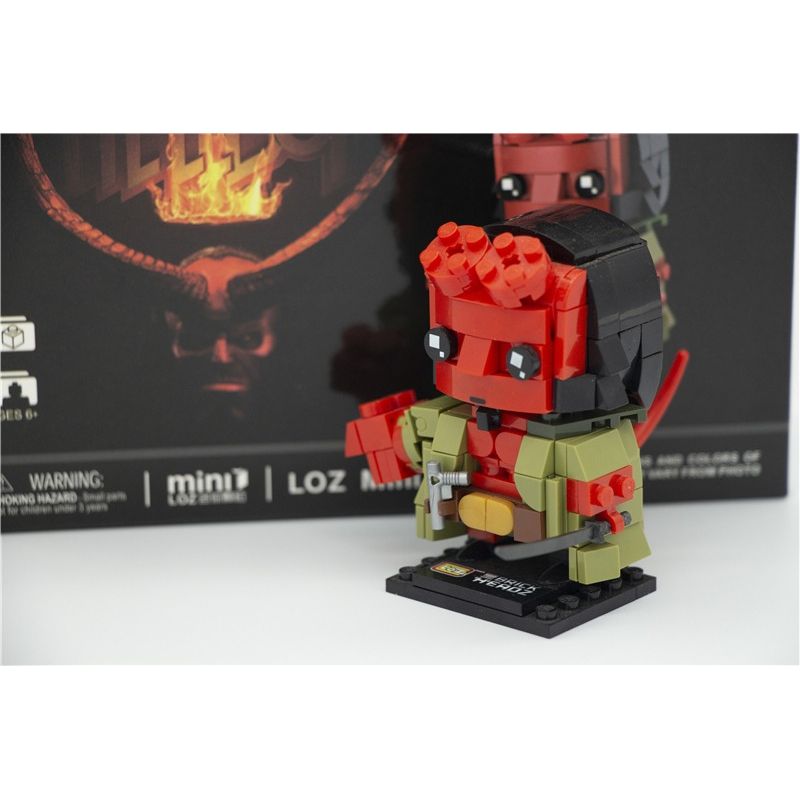 LOZ 1400-4 HELLBOY SỰ TRỖI DẬY CỦA NỮ HOÀNG MÁU bộ đồ chơi xếp lắp ráp ghép mô hình Movie & Game Phim Và Trò Chơi
