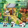 JIESTAR 59093 TÚP LỀU TRE GẤU TRÚC bộ đồ chơi xếp lắp ráp ghép mô hình Creator BAMBOO HOUSE Sáng Tạo 1945 khối