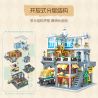 JIESTAR 89128 CỬA HÀNG BURGER bộ đồ chơi xếp lắp ráp ghép mô hình Creator BURGERSHOP Sáng Tạo 3289 khối