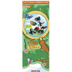 IBLOCK IB2202-1 2202-1 THẾ GIỚI CÔN TRÙNG NÀNG TIÊN MỘT SỪNG bộ đồ chơi xếp lắp ráp ghép mô hình BEETLE