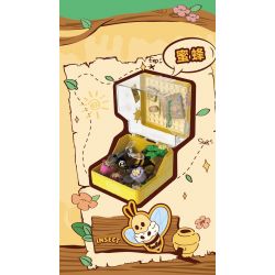 IBLOCK IB2202-8 2202-8 LANG THANG THẾ GIỚI CÔN TRÙNG HIỂU RỒI bộ đồ chơi xếp lắp ráp ghép mô hình CICADIDAE