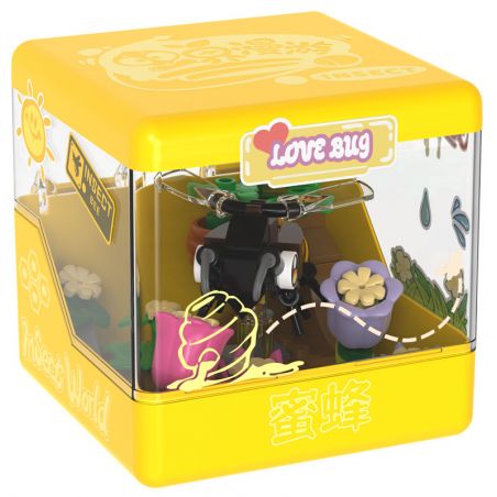 IBLOCK IB2202-9 2202-9 WORM TRONG NGÀNH CÔNG NGHIỆP TRÙNG BEE bộ đồ chơi xếp lắp ráp ghép mô hình HONEYBEE