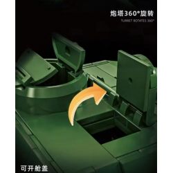 12GO 97006 XE TĂNG HẠNG NẶNG IS-2 1:28 tỷ lệ 1:28 bộ đồ chơi xếp lắp ráp ghép mô hình Military Army IS-2 HEAVY TANK Quân Sự Bộ Đội 1402 khối