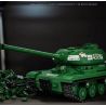 12GO 97006 XE TĂNG HẠNG NẶNG IS-2 1:28 tỷ lệ 1:28 bộ đồ chơi xếp lắp ráp ghép mô hình Military Army IS-2 HEAVY TANK Quân Sự Bộ Đội 1402 khối