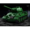 12GO 97007 T34-85 MEDIUM TANK 1:28 tỷ lệ 1:28 bộ đồ chơi xếp lắp ráp ghép mô hình Military Army Quân Sự Bộ Đội 1263 khối