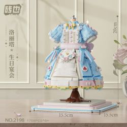WEILE CREATION 2198 LOLITA BỮA TIỆC SINH NHẬT bộ đồ chơi xếp lắp ráp ghép mô hình Arts & Crafts 1768 khối