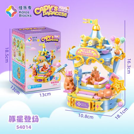 JIALE SPECIAL 54014 XỨ SỞ THẦN TIÊN KAPIBALA NGÔI SAO CÁ HEO XUẤT HIỆN bộ đồ chơi xếp lắp ráp ghép mô hình 329 khối