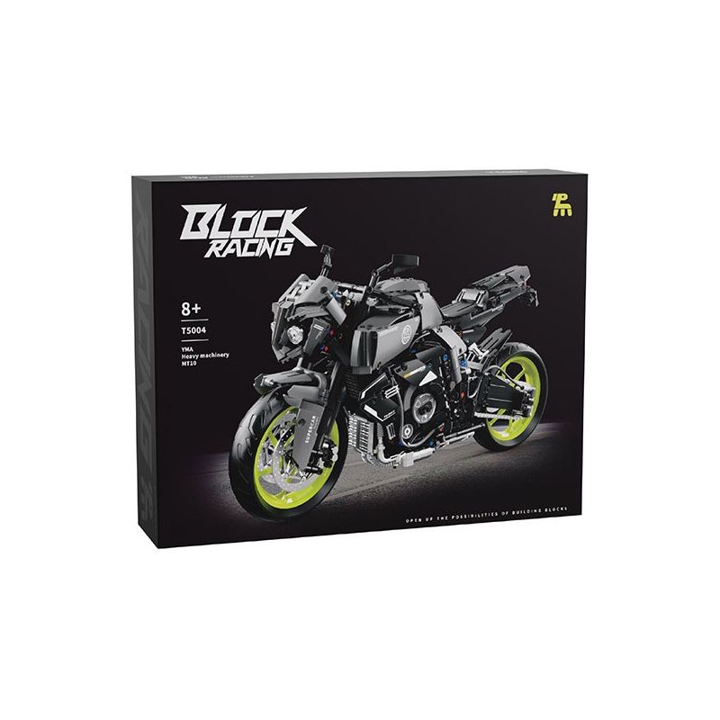 TAKUGI T5004 5004 YMA TRACK MACHINE MT10 MOTORCYCLE bộ đồ chơi xếp lắp ráp ghép mô hình Technic Kỹ Thuật Công Nghệ Cao Mô Hình Phương Tiện
