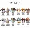 TV 8091 8092 8093 8094 8095 8096 8097 8098 8099 8100 8101 8102 6112 MÔ HÌNH NHỎ CỦA STAR WARS 12 KIỂU bộ đồ chơi xếp lắp ráp ghép mô hình Chiến Tranh Giữa Các Vì Sao