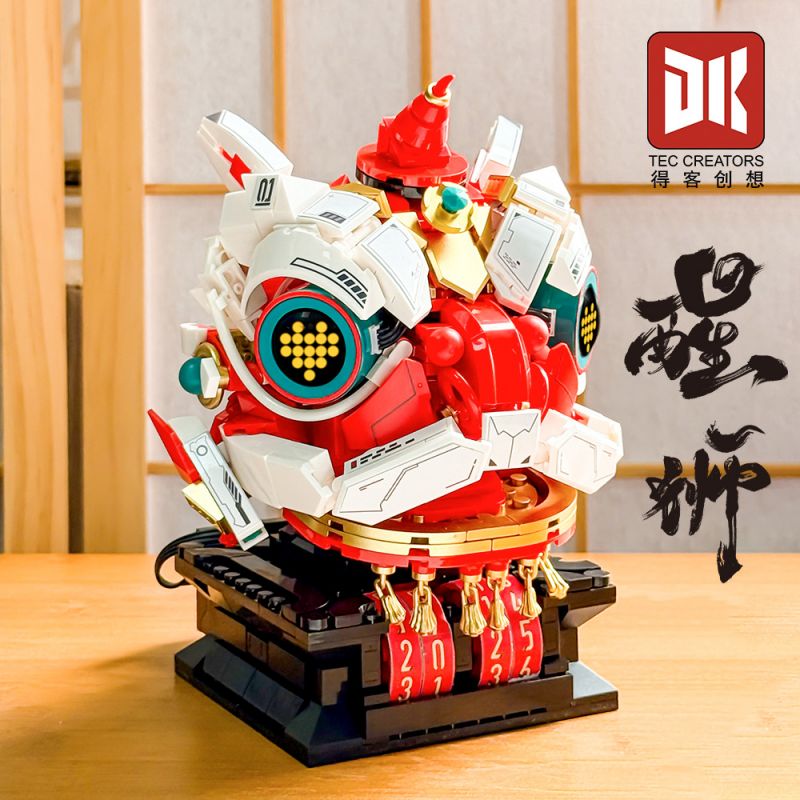 DK 717 717-2 SỰ THỨC TỈNH CỦA SƯ TỬ MẠNG bộ đồ chơi xếp lắp ráp ghép mô hình Creator Sáng Tạo