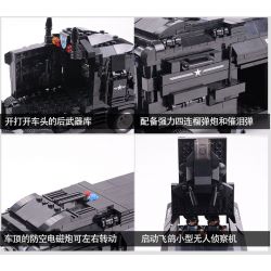 WOMA C0552 0552 Xếp hình kiểu  SWAT SPECIAL FORCE SWAT Truck With Mini Figures Xe Tải Chuyên Chở Lực Lượng Đặc Nhiệm 1492 khối