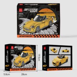 DRAM BLOCKS DB1001 1001 XE THỂ THAO bộ đồ chơi xếp lắp ráp ghép mô hình Speed Champions Racing Cars Đua Xe Công Thức